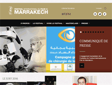 Tablet Screenshot of festivalmarrakech.info
